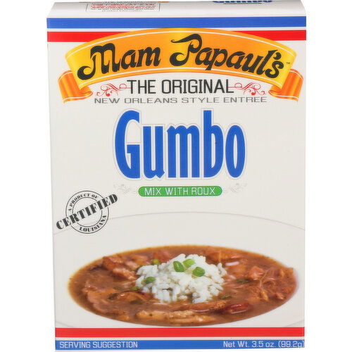 Mam PAPAUL's Mix With Roux Gumbo - 3.5 Ounce