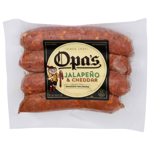 Opa's Jalapeno & Cheddar Smoked Sausage - 16 Ounce