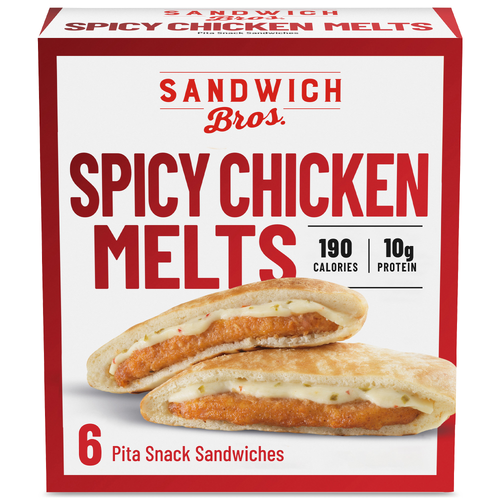 Sandwich Bros. Spicy Chicken Melts Pita Snack Sandwiches - 15.6 Ounce Image 1 of 5