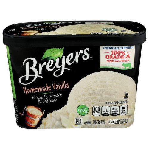 Breyers Homemade Vanilla Ice Cream - 1.5 Quart