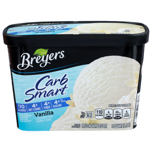 Breyers Vanilla Carb Smart - 1.5 Quart
