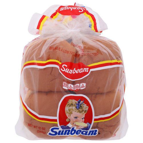Sunbeam Enriched Buns - 1.5 Ounce - 8 Count