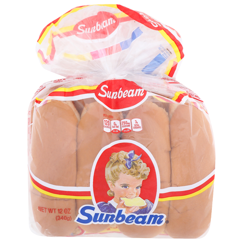 Sunbeam Hot Dog Buns - 1.5 Ounce - 8 Count