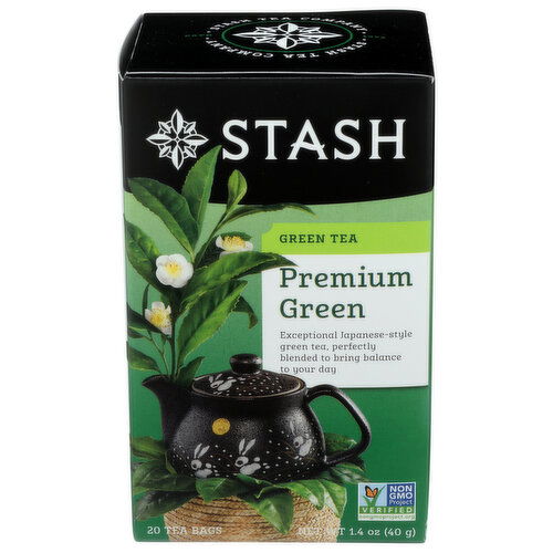 Stash Tea Premium Green - 0.07 Ounce - 20 Count