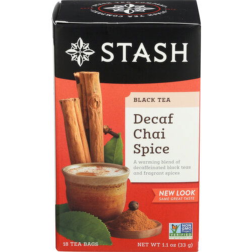Stash Decaf Chai Spice Black Tea - 0.061 Ounce - 18 Count