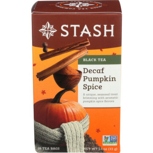 Stash Tea Decaf Pumpkin Spice - 0.061 Ounce - 18 Count