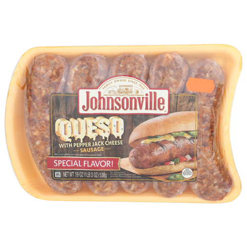 Johnsonville Queso With Pepper Jack Cheese Sausage - 19 Ounce