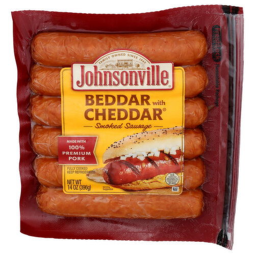 JOHNSONVILLE Beddar With Cheddar Smoked Sausage - 14 Ounce
