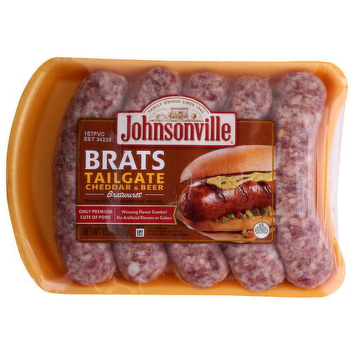 Johnsonville Jv Tailgate Brats - 19 Ounce