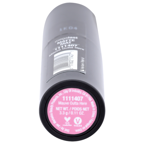 Wet N Wild 1111407 Mauve Outta Here Megalast Matte - 0.11 Ounce