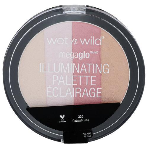 Wet N Wild Megaglo 320 Catwalk Pink Illuminating Palette - 0.35 Ounce