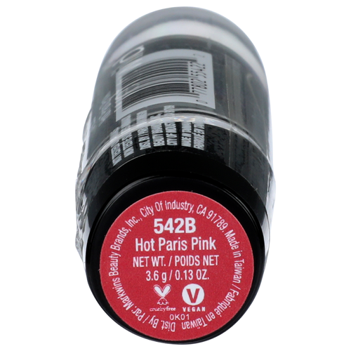 Wet N Wild 542b Hot Paris Pink Lipstick - 0.13 Ounce