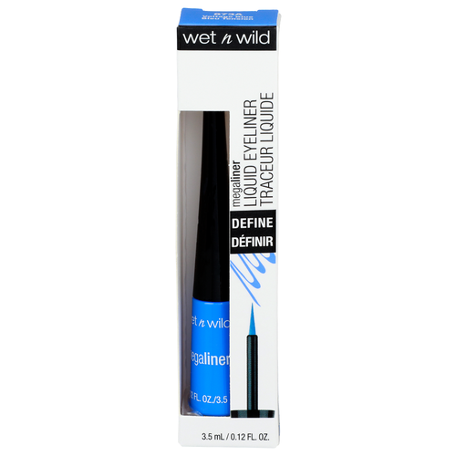 Wet N Wild 873a Voltage Blue Megaliner Liquid Eyeliner - 3.5 ml