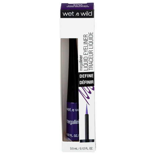 Wet N Wild 874a Electric Purple Megaliner Liquid Eyeliner - 3.5 ml