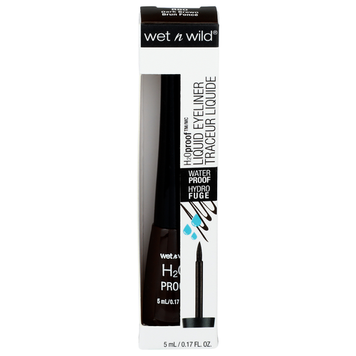 Wet N Wild 880 Dark Brown H₂oproof Liquid Eyeliner - 5 ml