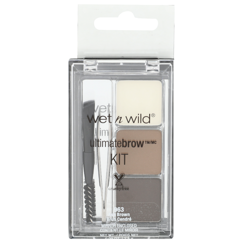 Wet N Wild 963 Ash Brown Ultimatebrow Kit - 0.09 Ounce