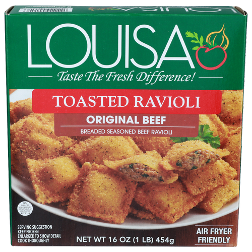 Louisa Original Beef Toasted Ravioli - 16 Ounce