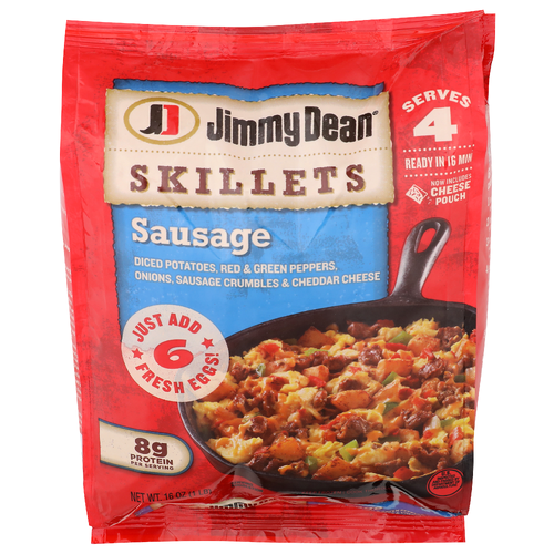 Jimmy Dean Skillets Sausage - 4 Ounce - 4 Count