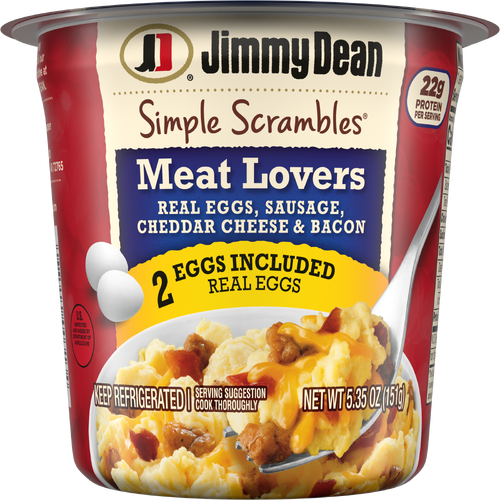 Jimmy Dean Simple Scrambles Meat Lovers - 5.35 Ounce