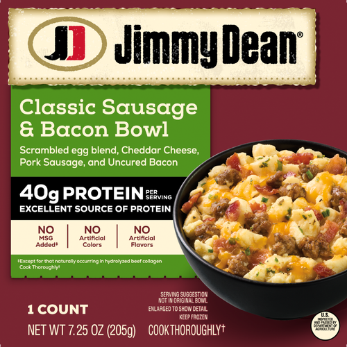 Jimmy Dean Protein Sausage Bacon Bowl - 7.25 Ounce Image 1 of 2