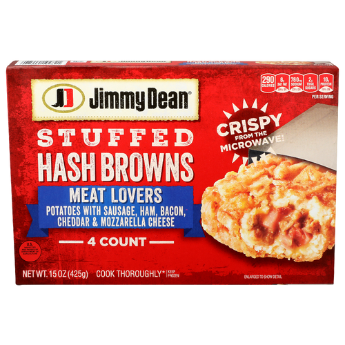 Jimmy Dean Stuffed Hash Browns - 3.75 Count - 4 Count