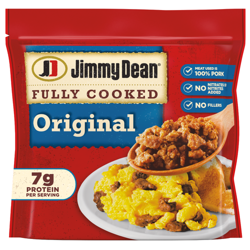 Jimmy Dean Fully Cooked Original Breakfast Sausage Crumbles - 9.6 Ounce Image 1 of 4