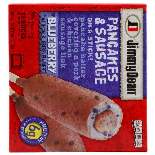 BROOKSHIRE'S Jdean Blbry Pancake Ssg - 2.5 Ounce - 12 Count
