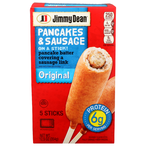 Jimmy Dean Original Pancakes & Sausage On a Stick! - 2.5 Ounce - 5 Count