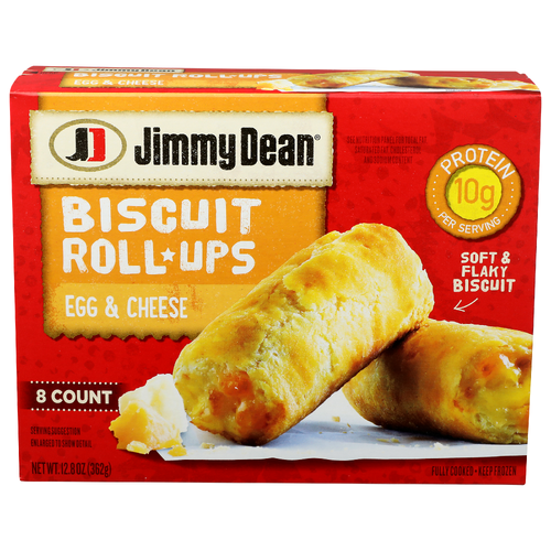 Jimmy Dean Egg & Cheese Biscuit Roll★ups - 1.6 Ounce - 8 Count