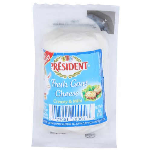 President Fresh Goat Cheese Creamy & Mild - 4 Ounce