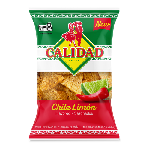 Calidad Chile Limon Tortilla Chips, Bag - 10 Ounce