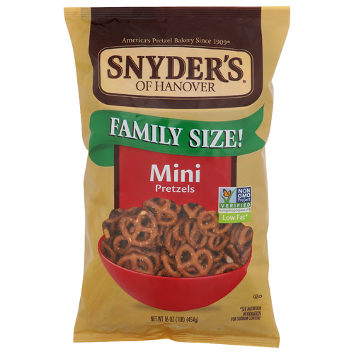Snyder's Of Hanover Mini Pretzels - 16 Ounce