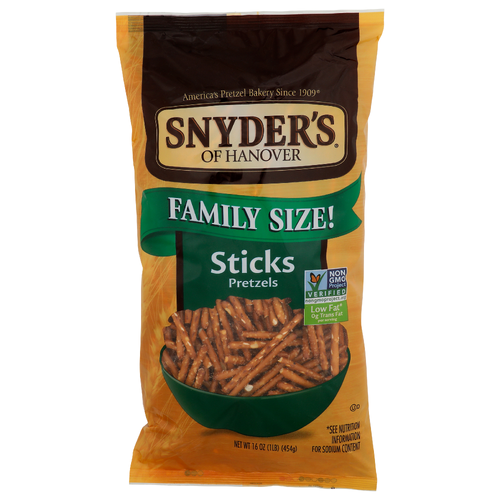Snyder's Of Hanover Sticks Pretzels - 16 Ounce