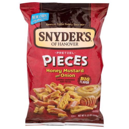Snyder's Of Hanover Honey Mustard And Onion Pretzel Pieces - 11.25 Ounce