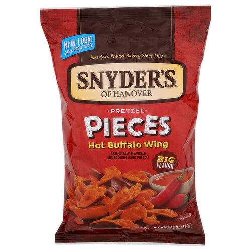 Snyder's Of Hanover Hot Buffalo Wing Sourdough Hard Pretzel Pieces - 11.25 Ounce