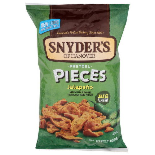Snyder's Of Hanover Jalapeno Pieces Sourdough Hard Pretzel - 11.25 Ounce