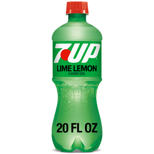 7UP Lime Lemon Soda - 20 Fluid Ounce Image 1 of 3