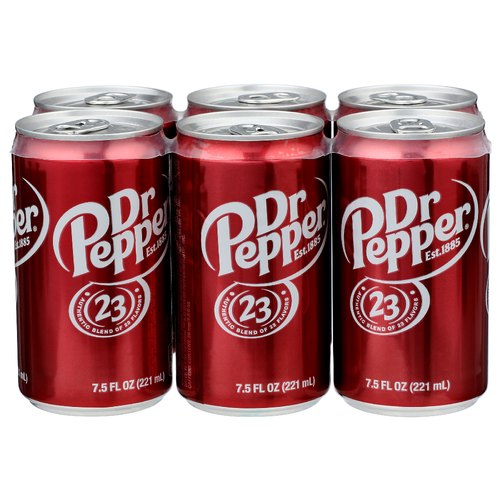 Dr Pepper - 7.5 Fluid Ounce - 6 Count