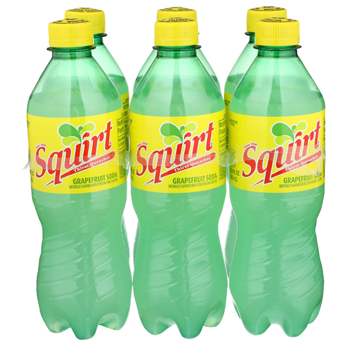 Squirt Grapefruit Soda - 16.9 Fluid Ounce - 6 Count