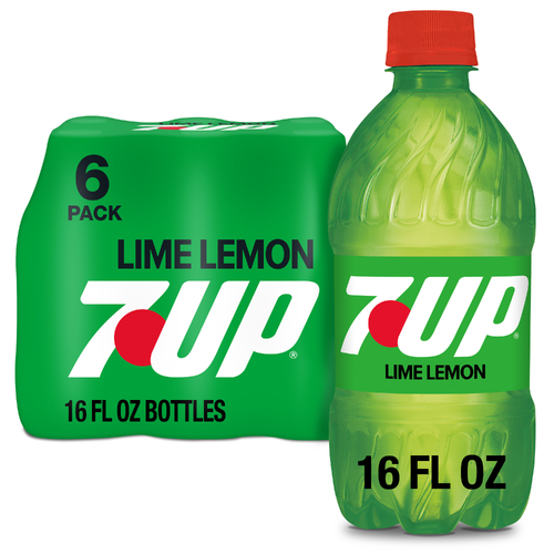 7UP Lime Lemon Soda - 2.667 Fluid Ounce - 6 Count