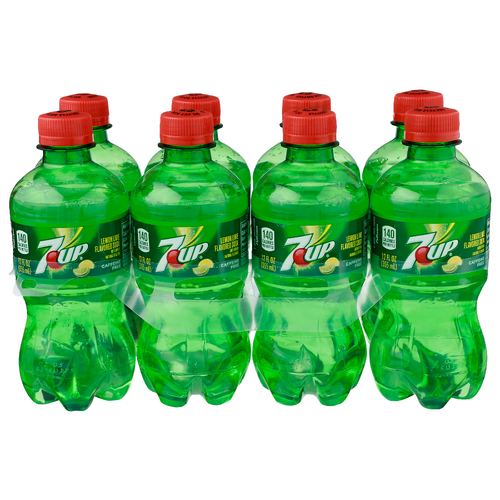 7 Up Lemon Lime Flavored Soda - 12 Fluid Ounce - 8 Count