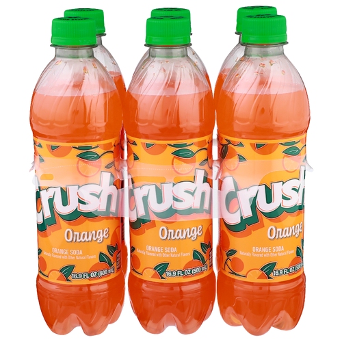 Crush Soda Orange - 16.9 Fluid Ounce - 6 Count