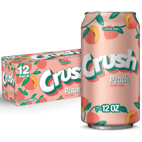 Crush Peach Soda - 12 Fluid Ounce