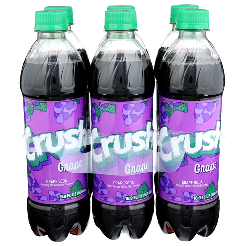 Crush Grape Soda - 16.9 Fluid Ounce - 6 Count