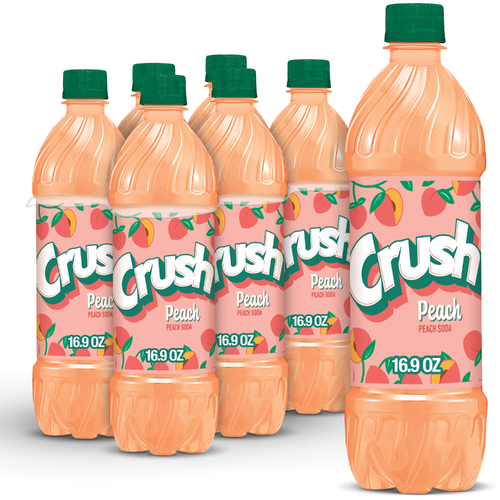Crush Peach Soda - 0.083 Liter - 6 Count