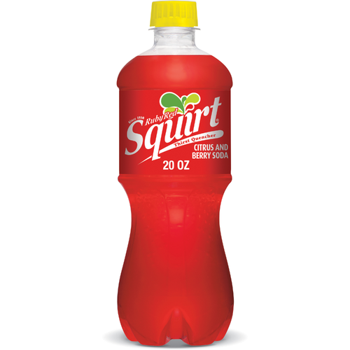 Squirt Ruby Red Grapefruit Soda - 20 Fluid Ounce