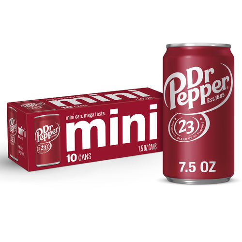 Dr Pepper Mini - 0.75 Fluid Ounce - 10 Count Image 1 of 3