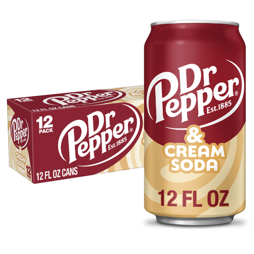 Dr Pepper And Cream Soda - 12 Fluid Ounce Image 1 of 3