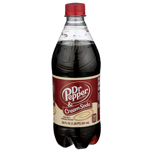 Dr Pepper Cream Soda - 20 Fluid Ounce
