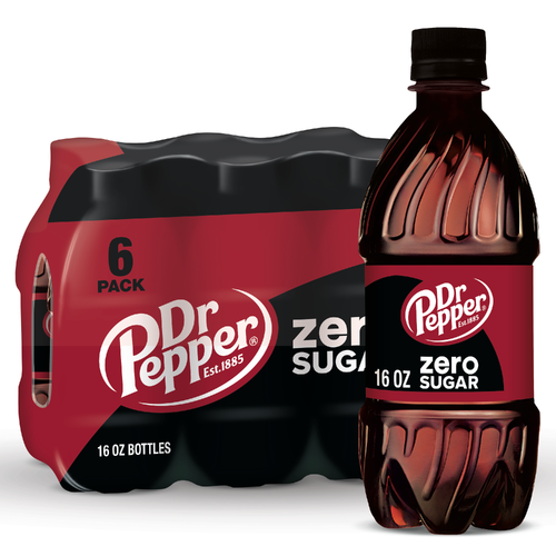 Dr Pepper Zero Sugar Soda - 2.667 Fluid Ounce - 6 Count